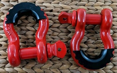 2-Pack Steel 3/4 Ton Capacity 3/4'' Anchor Type Chain Shackle WLL43/4T