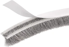 Adhesive Brush Seal Weather Stripping (5/16"X9/32"X16.4Ft), Door Brush Strip - f