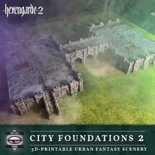 City Foundations Sets - Hexengarde 2 - Fantasy / Mordheim / Oldhammer Terrain