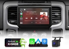 For Dodge Ram 1500 Classic 2019-2024 9" Android 14 4 64 Car Radio Stereo CarPlay