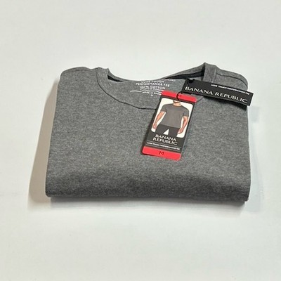 Banana Republic Men s Luxe Touch Performance Tee, Gray, Size M