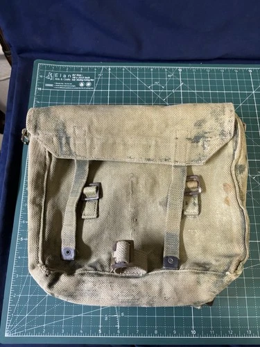 WW2 British Military Rare Hand Painted Camouflage Backpack 1943