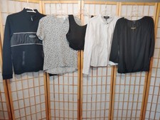 LOT OF 5/$20 WOMENS CLOTHES TOPS SHIRTS PULLOVER JACKET ALYX GUESS ALFANI~SIZE M