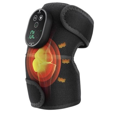 Electric Heated Knee Massager Physiotherapy Joint Heating Vibration Knee Pads 