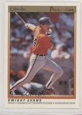 1991 O-Pee-Chee Premier Dwight Evans #39 0w7