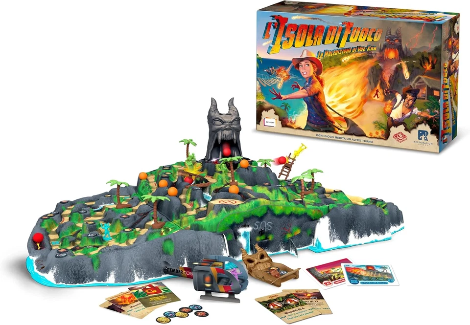 - L'Isola Di Fuoco: La Maledizione Di Vul-Kar - Gioco Da Tavolo, 2-4 Giocatori,  - Immagine 2 di 4