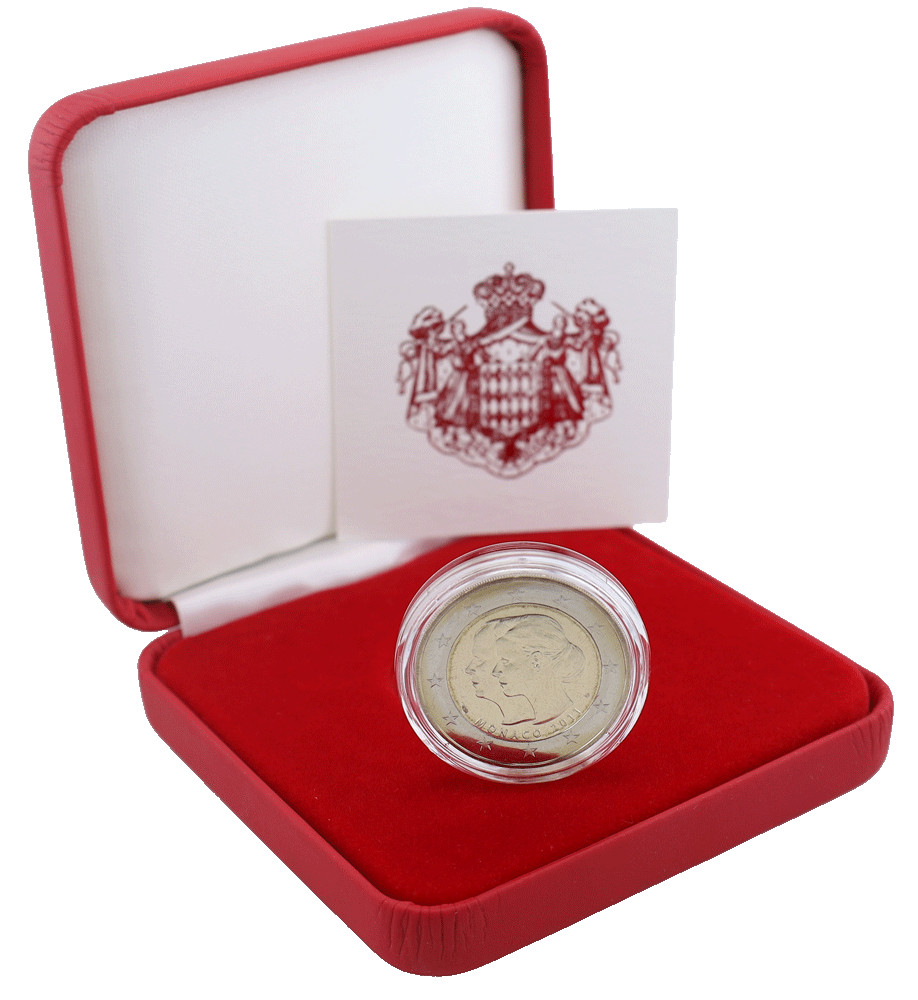 Monaco 2 Euros Commémo. BU 2011 - Mariage Prince Albert II et Princesse Charlène