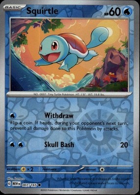 Squirtle - (Reverse Cosmos Holo) (Costco Exclusive) Holo Common Miscellaneous Ca