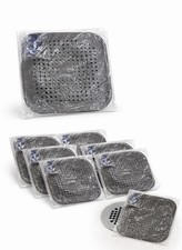 Large 6 6 Silicone Drain Hair Catcher 4 Pack Prevent Clogged Drains