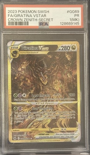Giratina VSTAR (Secret) GG69/GG70 SWSH: Crown Zenith: Galarian Gallery Holo