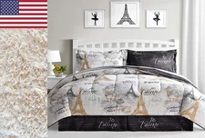 Fairfield Square Collection Paris Gold 8-Pc. Reversible Comforter Sets