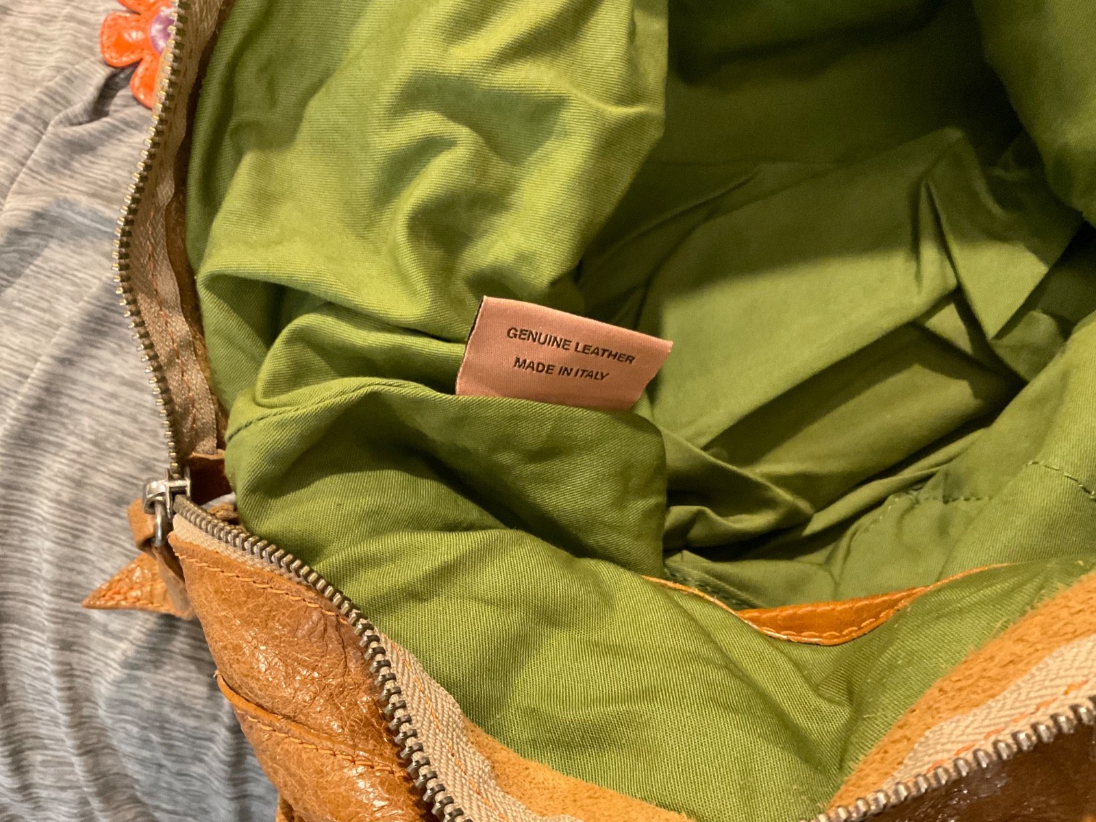 Sofia C. Light Camel Brown Leather Multi Color Sh… - image 9