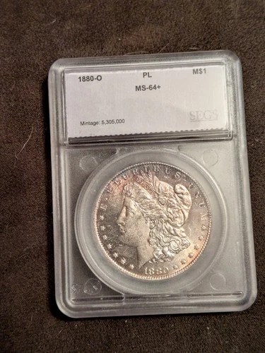 1880-o $1  PL Proof Like Morgan Silver Dollar