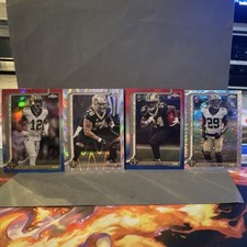 topps olave mccoy neal riley saints 2025  chrome nfl rookie lot of 4 cards