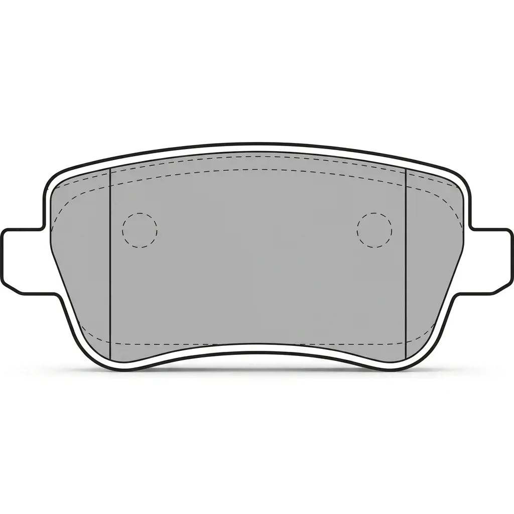 Für DELPHI HAMULCE LP1964 BRAKE PADS - Bild 3
