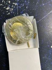 Emtek 2211US3 2-1/2 Inch Diameter Round Flush Door Pull - Polished Brass