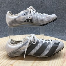 Adidas Shoes Mens 7.5 SPRINTSTAR Track  Field Sneakers White Spikes GX6685