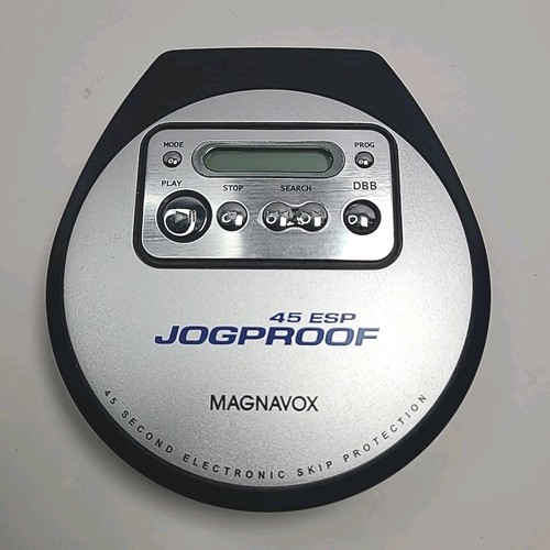 Portable CD Player Magnavox 45 ESP Skip Protection JogProof MPC220SL/17 - Tested