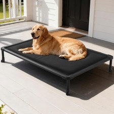 Chew Proof Elevated Dog Bed, Indestructible Raised Dog Cot, Orthopedic Dog