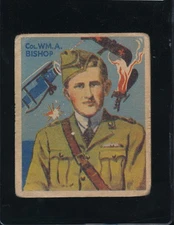 1933 National Chicle Sky Birds Col William A Bishop #26 -Pilot- Fr/Gd - S5065