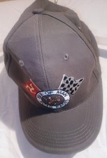 TT Shirts Isle Of Man Road Races Baseball style Cap Hat Grey Embroidered logo