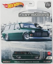 Hot Wheels Volvo P220 Amazon Wagon Car Culture Fast Wagons GRJ64 NRFP Green 1:64