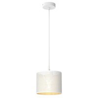 HäNgelampe Esstisch Metall Kunststoff Weiß Gold Ø18 Cm E27 Pendelleuchte Rund