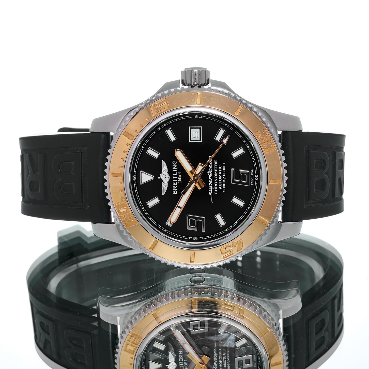 BREITLING SUPEROCEAN 44 C17391 BOX PAPERS 2014