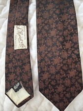 Vintage S. Kwiat Paterson NJ Necktie Mens Slim Skinny narrow 1950s 60s Madmen