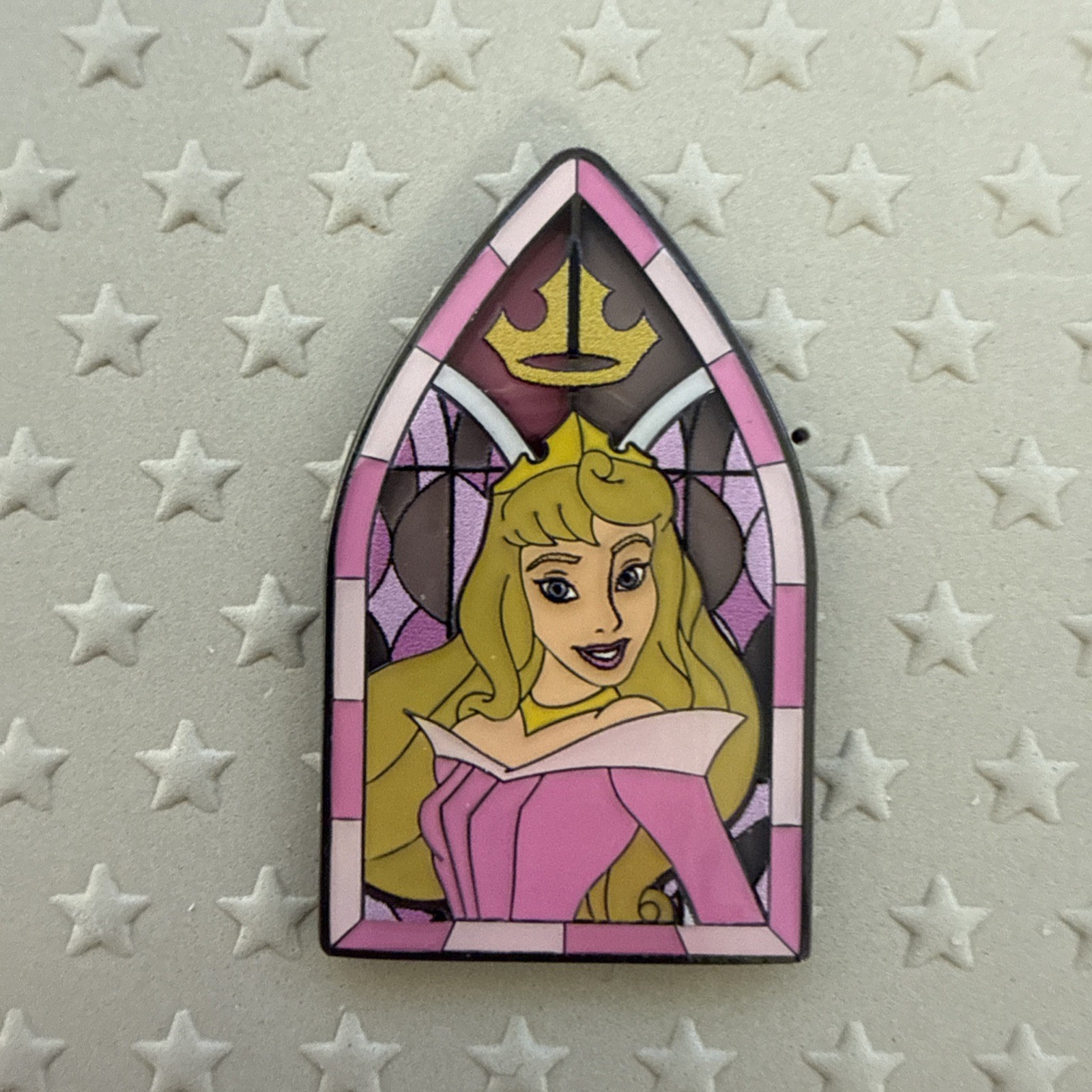 Loungefly Disney Princess Stained Glass Window Pin Aurora Sleeping Beauty