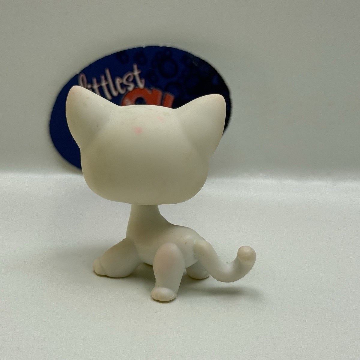 Littlest Pet Shop LPS #64 - Chat Shorthair Blanc - Authentique - Occasion