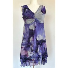 Y2K Vintage Babydoll Dress S Asymmetric Whimsigot Fairy Mermaid Ethereal Mesh