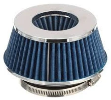 Spectre 8166 High Performance Universal Clamp-On Air Filter Blue 3", 3.5", 4"