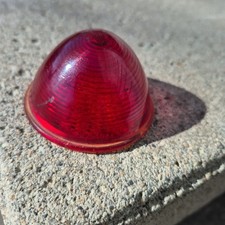 Vtg King Bee Round Red Glass Tail Light Lens No 70-c American Automatic Devices Vtg King Bee Round Red Glass Tail Light Lens No 70-c American Automatic Devices