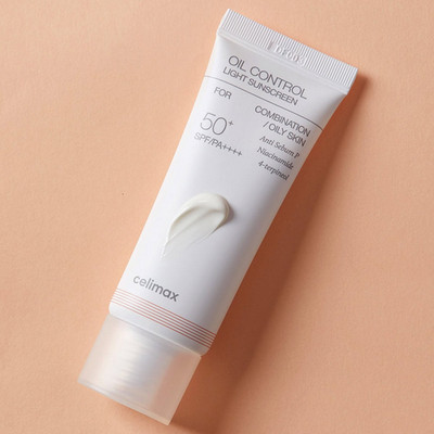 Celimax Oil Control Light Sunscreen SPF50+PA++++ 40ml/ Korean Cosmetics, KBeauty