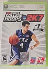 College Hoops 2K7 - NCAA (Xbox 360) Case & Disc