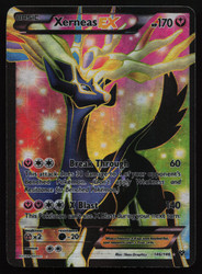 Xerneas EX 146/146 XY Base Set Full Art Ultra Rare Holo