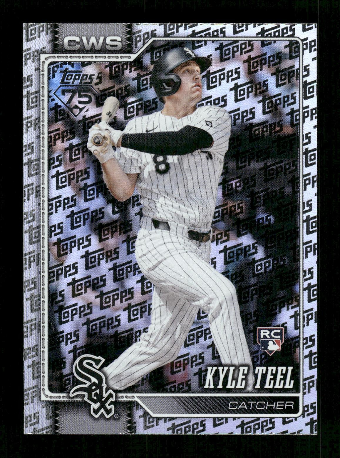 2026 Topps #201 Kyle Teel Topps Foil Pattern