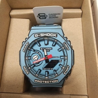 Casio G-Shock GA-2100MNG-2AJR Analog Quartz Watch Blue 4.8cmx4.5cm
