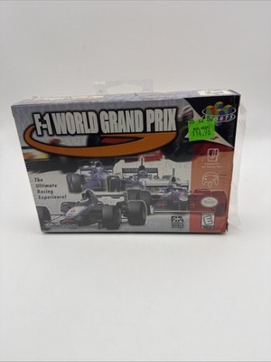 F-1 World Grand Prix N64 Nintendo 64 Complete CIB Brand New Never Played