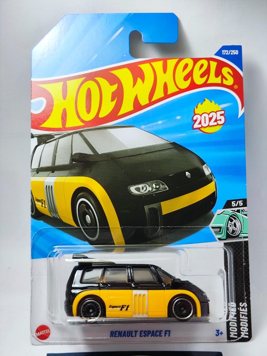Hot Wheels 2025 NEW Case P Renault Espace F1 Black (Promo Combine