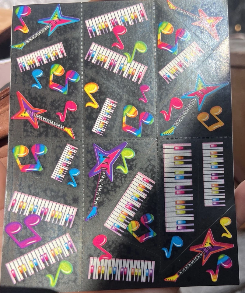 10 Sheets Of VINTAGE Lisa FRANK Unused Stickers. Rare-nostalgic- RAINBOWS - Image 3 of 4