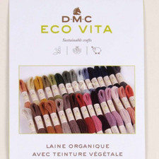 DMC Eco Vita 360 - Wollgarn Natürlich gefärbt, biologisch, Stickgarn, Nähgarn
