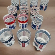 Vintage Special Collection Libbey Apollo Space Program Glasses Set of 13