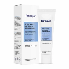 RE' EQUIL Ultra Matte Dry Touch Sunscreen SPF 50 PA++++ Sweat Resistant 50gm