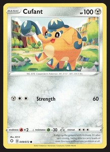 cufant pokemon card Cufant - 136/202 - Sword & Shield main image 0