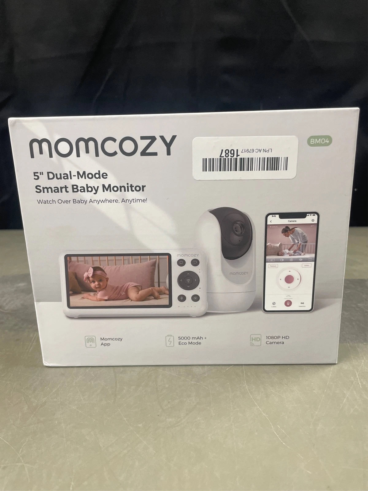 Momcozy Smart WiFi Baby Monitor with Camera and Audio, 5" 1080P Screen with Wa 1
Opens in a new wind