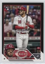 2023 Topps Series 2 Black /72 Mike Siani Michael Siani #654 09rp