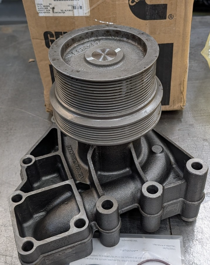 4089910RX Cummins ISX 15 Genuine Water Pump  3682311 4089910RX 3684449 BLEM