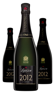 3 x Lanson Brut Vintage (Gold Label) Champagne   2013